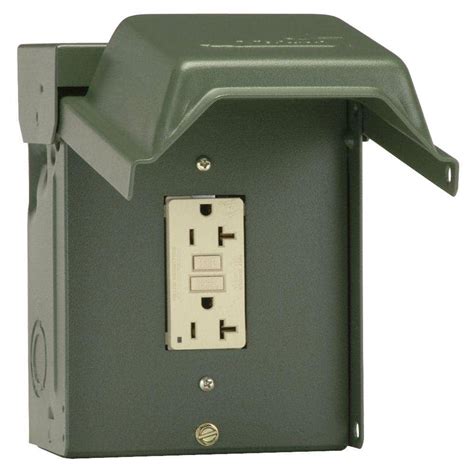 20 amp outdoor receptacle box